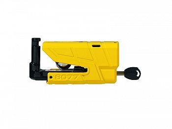 Abus 8077 Detecto Disc brake lock m. Alarm, yellow